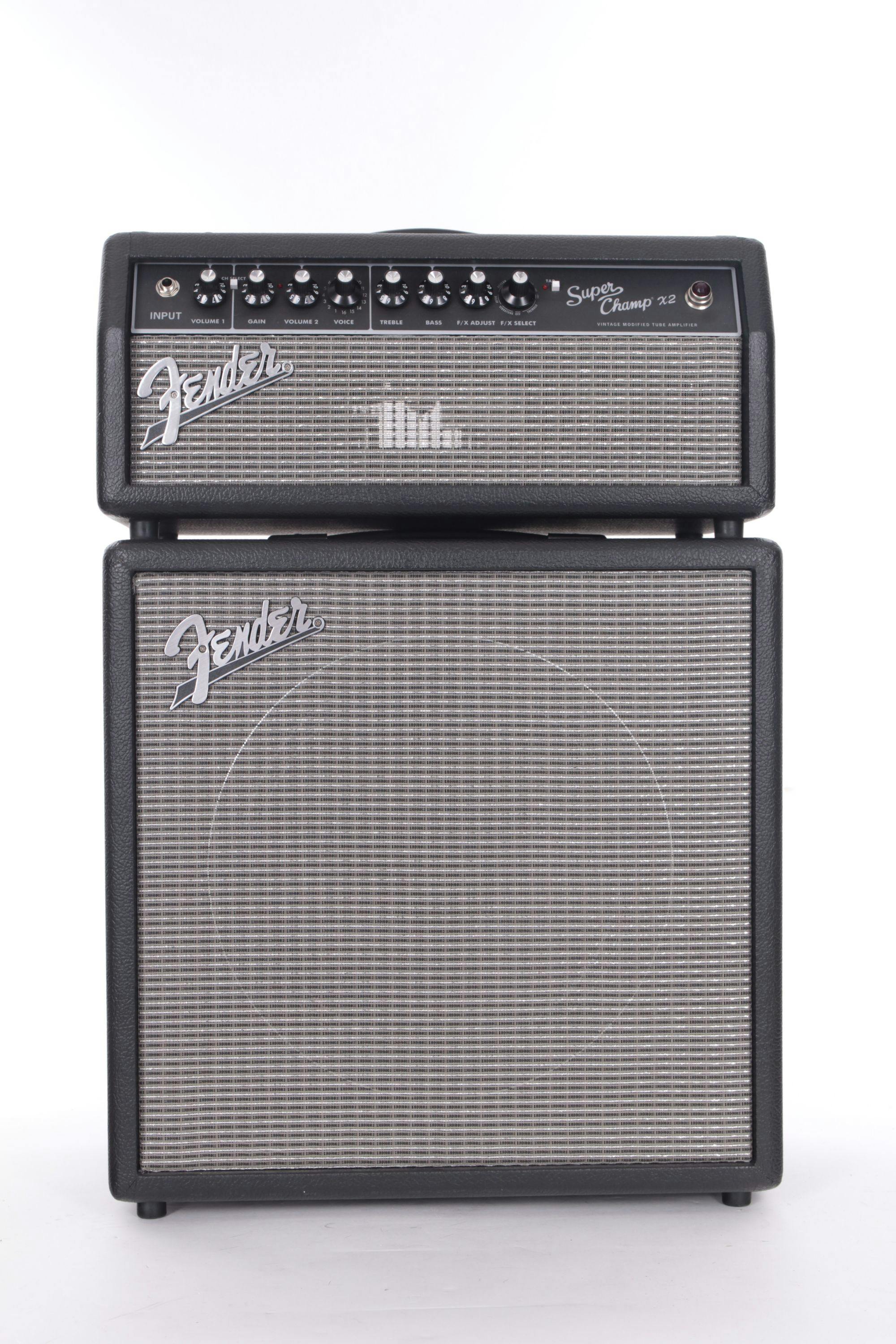 Second Hand Fender Super Champ X2 15w Head & Cab - Andertons Music Co.